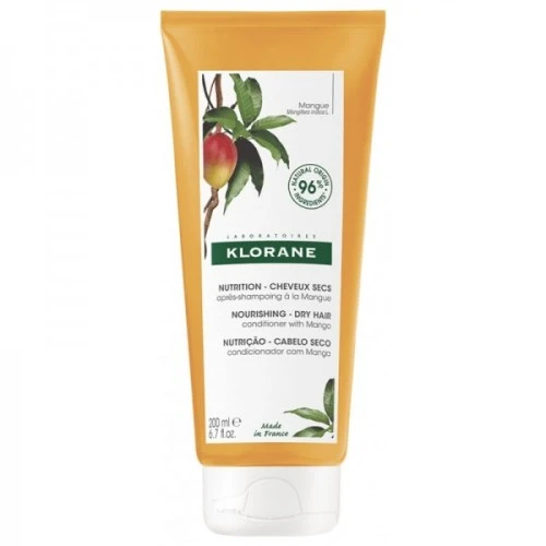 KLORANE BAUME APRES SHAMPOOING AU BEURRE DE MANGUE, 200ML