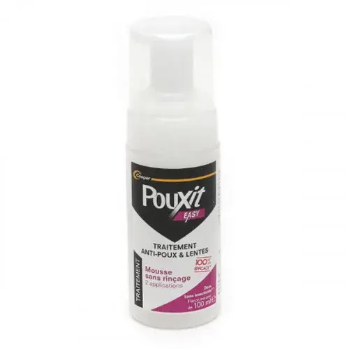 POUXIT EASY MOUSSE SANS RINCAGE ANTI-POUX&LENTES 100ML