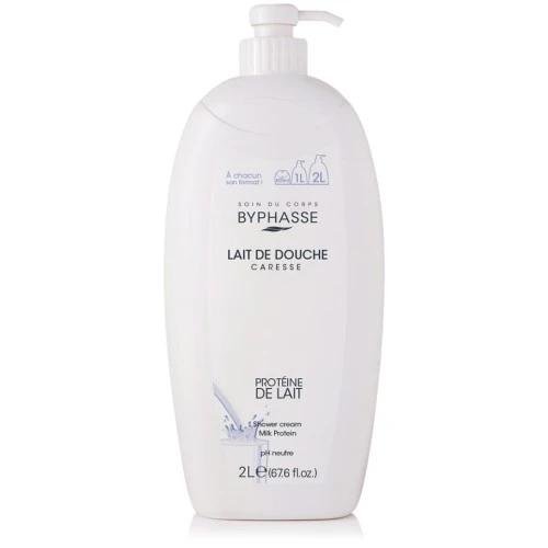 BYPHASSE CARESSE LAIT DE DOUCHE PROTEINE DE LAIT 2L