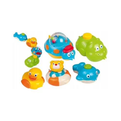 CANPOL SET DE 5 JOUETS DE BAIN EN PLASTIQUES