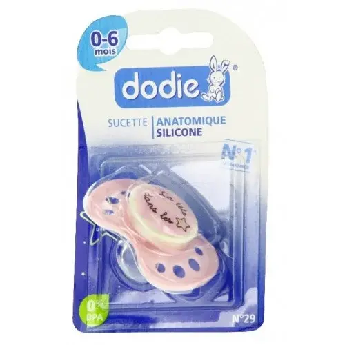 DODIE SUCETTE SILICONE NUIT 0-6 MOIS N°29