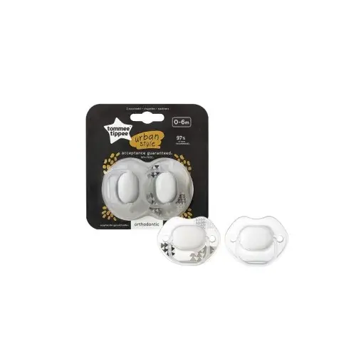 TOMMEE TIPPEE URBAN STYLE 2 SUCETTES 0-6M