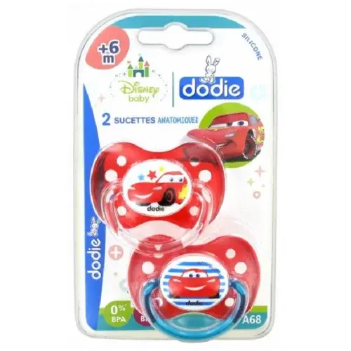 DODIE DISNEY BABY 2 SUCETTES ANATOMIQUES SILICONE 6 MOIS ET +