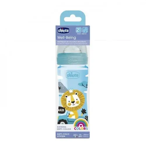 CHICCO BIBERON EN PLASTIQUE 250 ML