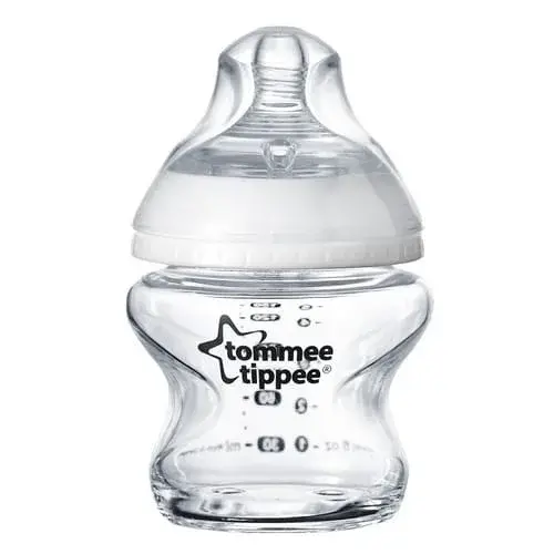 TOMMEE TIPPEE CLOSER TO NATURE BIBERON BLANC EN VERRE 0M+ 150ML