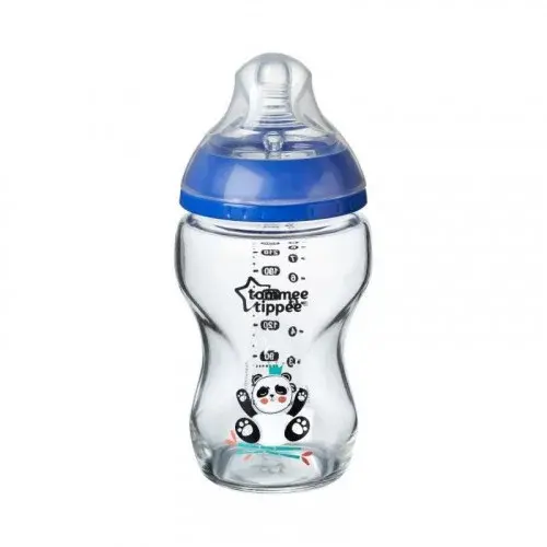 TOMMEE TIPPEE COLSE TO NATURE BIBERON BLANC EN VERRE 0M+ 250ML