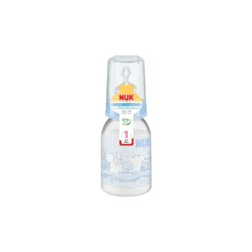 NUK BIBERON BIBERON EN PLASTIQUE 0-6M BLEU 110ML