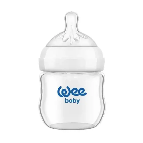 WEE BABY BIBERON EN VERRE NATUREL 125 ML