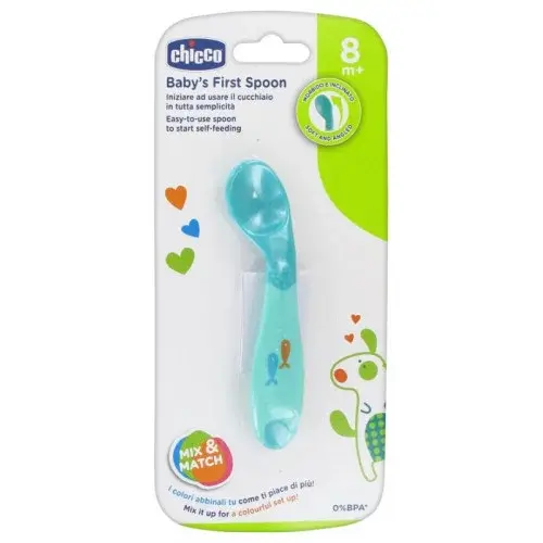 CHICCO CUILLERE SILICONE, 8m+