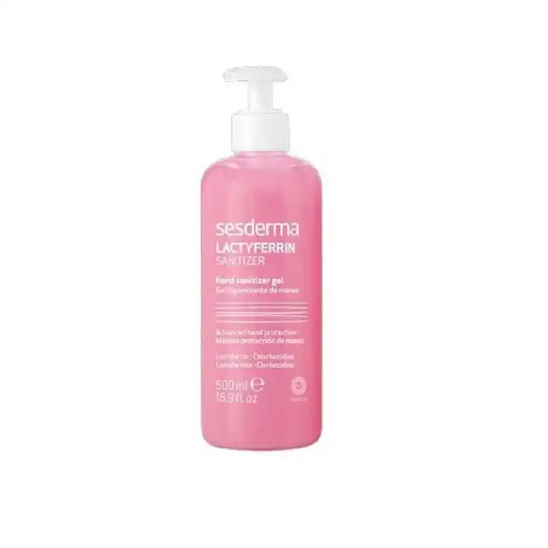 Sesderma Lactyferrin - Gel désinfectant & hydratant pour les mains - 500ml