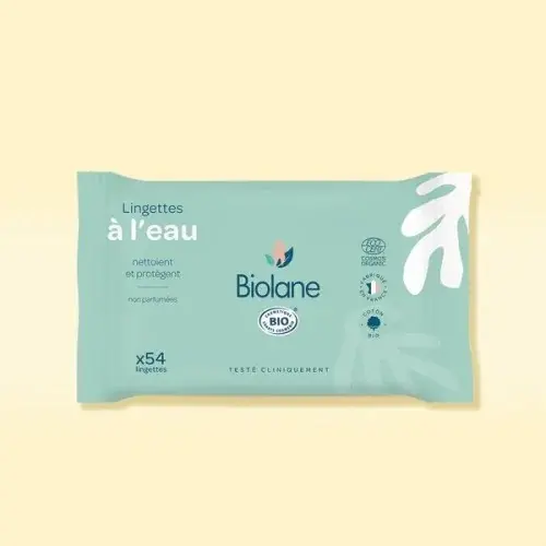 Biolane Lingettes au lait de toilette Sensitive , 48 lingettes