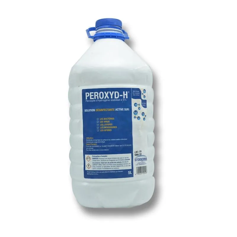 Solution désinfectante 5%  - Peroxyde H - 5L