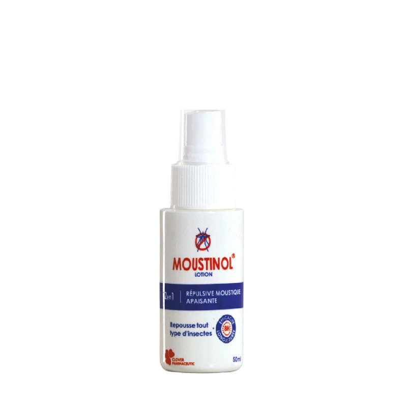 Moustinol - Spray répulsif et apaisant anti-moustique - 50ml