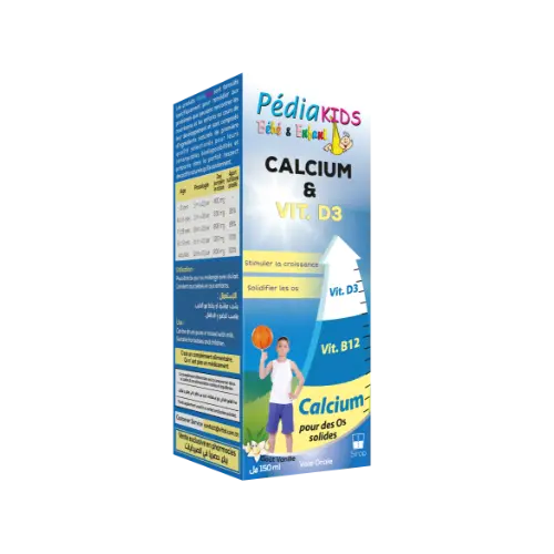 VITAL PEDIAKIDS CALCIUM & VIT D3 150 ML