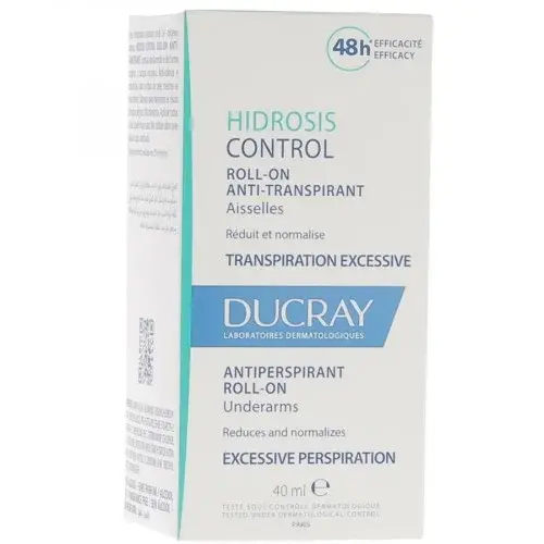 Ducray Hidrosis Control Roll-On Anti-Transpirant Aisselles 40 ml