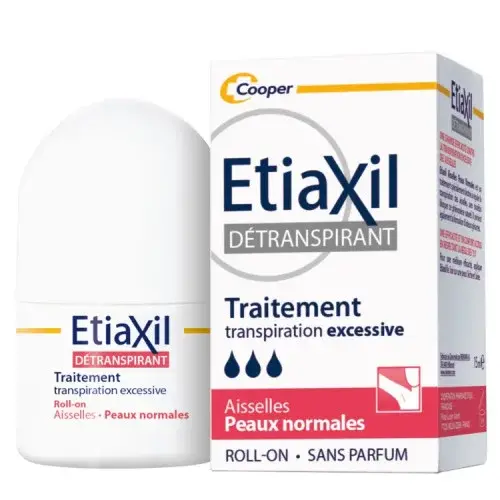 ETIAXIL ROLL-ON DETRANSPIRANT AISSELLES PEAUX NORMALES 15ML