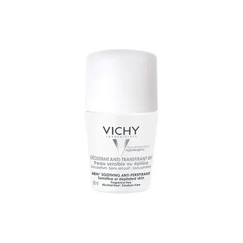 VICHY DÉODORANT ANTI-TRANSPIRANT 48H PEAUX SENSIBLES, 50ml