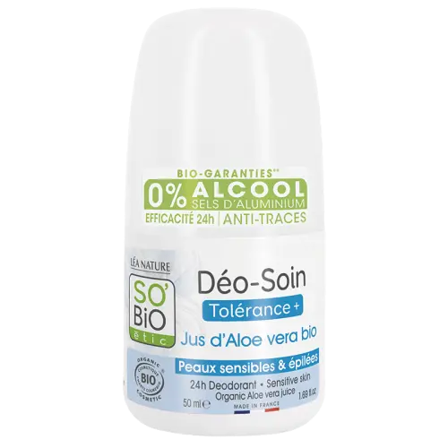 SO'BIO DEO ALOE VERA PEAUX EPILEES-50ML