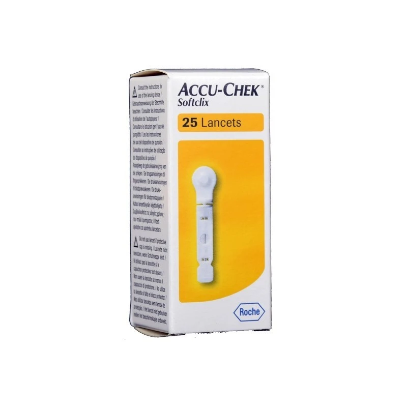 Accu Chek - Softclix - Boite de 25 lancettes