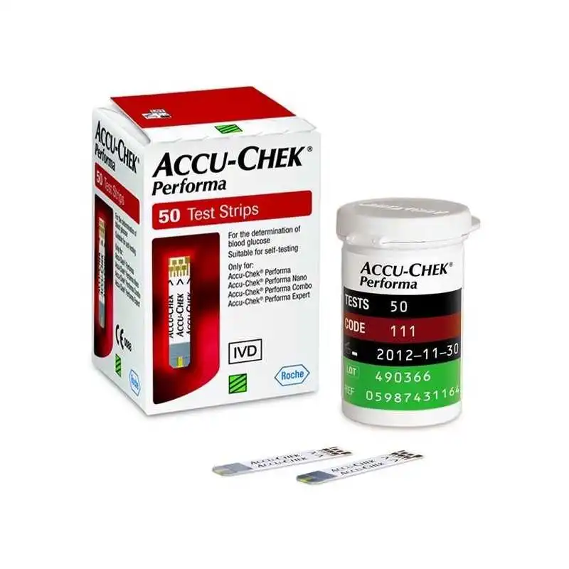 Boite de Bandelettes Glycémies - Accu Chek Performa - 50 Unités