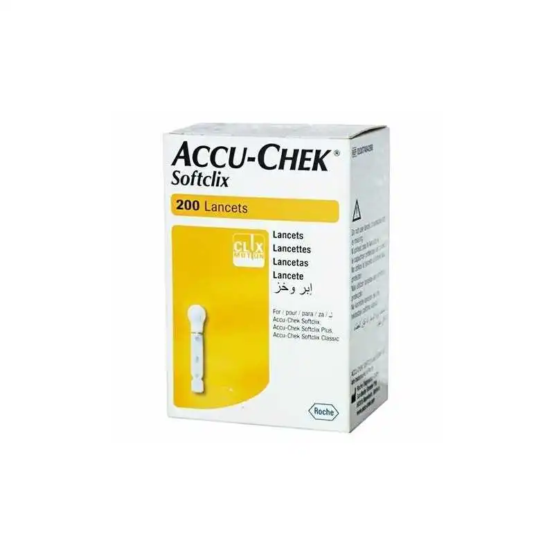 Softclix - ACCU CHEK - boite de 200 lancettes