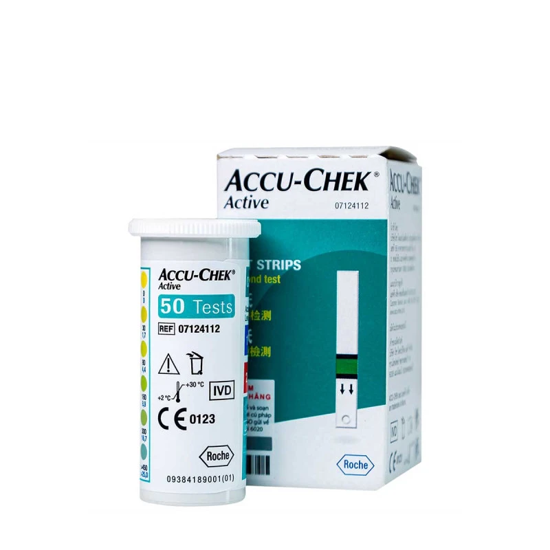 Accu Chek Active - Bandelettes test glycémie - 50 Unités