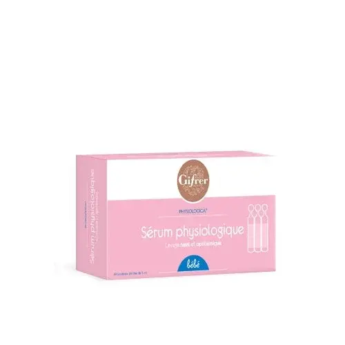 Gifrer Sérum physiologique, 20 ampoules