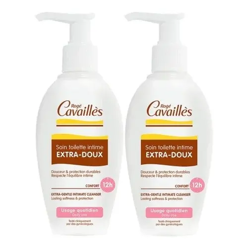 ROGE CAVAILLES DUO Intime Soin toilette intime Extra Doux X2, 200ml