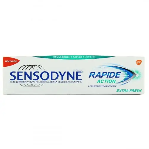 SENSODYNE DENTIFRICE RAPIDE ACTION EXTRA FRESH, 75ML