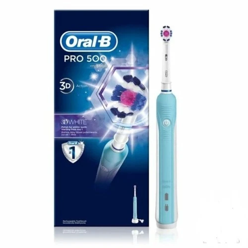 Oral-B Brosse à dent électrique Pro 500 3D white D16.513.U