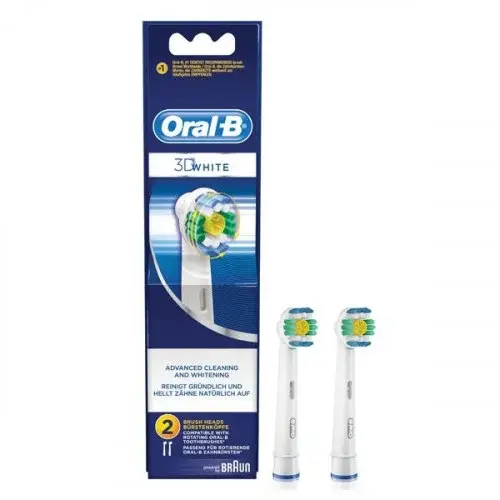 ORAL-B BROSSETTES 3D WHITE X2 EB18A