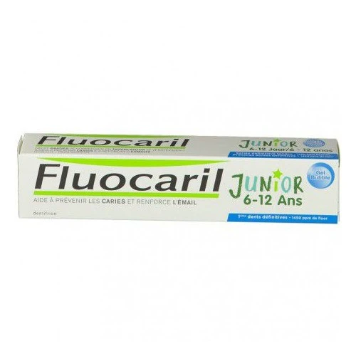 FLUOCARIL JUNIOR DENTIFRICE GEL BUBBLE 6-12 ANS 75 ML