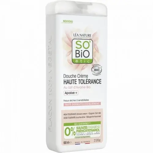 SO'BIO CREME DOUCHE AU LAIT D'AVOINE 650ML