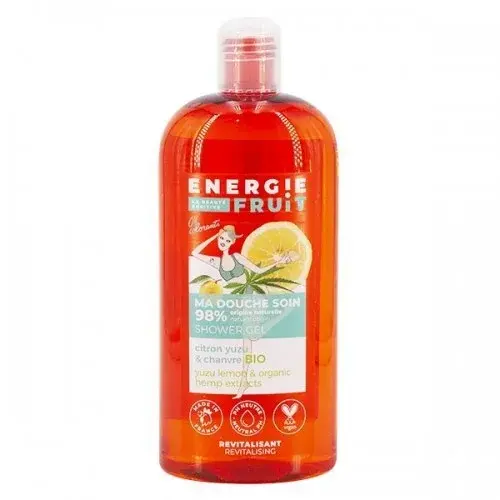 ENERGIE FRUIT GEL DOUCHE CITRON YUZU&CHANVRE BIO 500ML