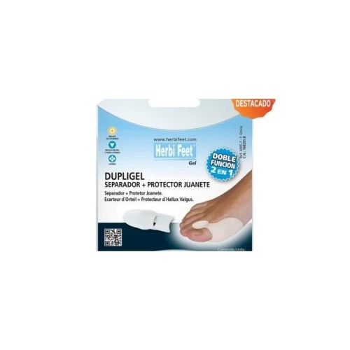 HERBI FEET DUPLIGEL ECARTEUR D'ORTEIL+PROTECTEUR D'ALLUX VALGUS