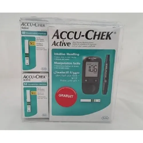 PACK ACCU-CHEK ACTIVE : APPAREIL DE MESURE + 110 BANDELETTES