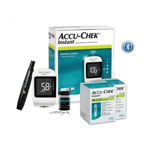 COFFRET ACCU-CHEK INSTANT (100 BANDELETTES+APPAREIL DE GLYCEMIE)