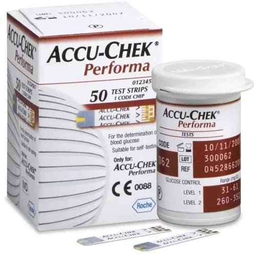 ACCU-CHEK Performa BANDELETTES, 50 bandelettes