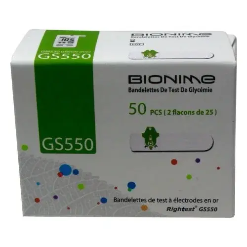 BIONIME Boite de bandelettes, 50 bandelettes