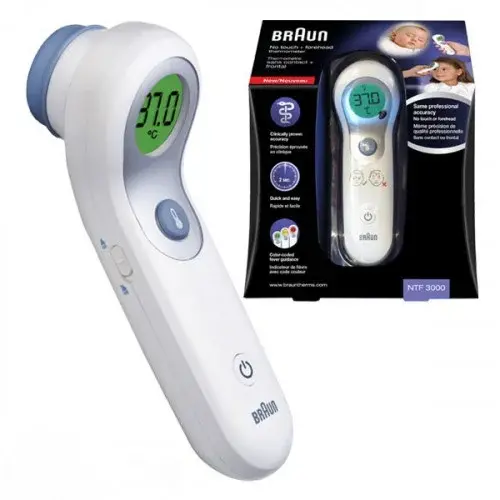 BRAUN THERMOMETRE FRONTAL SANS CONTACT NTF3000