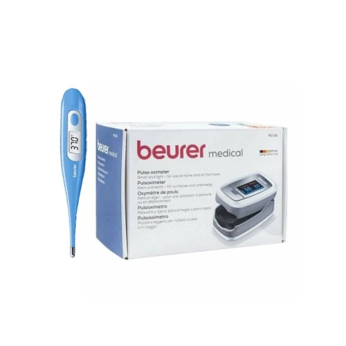 BEURER PACK PO 30 PULSOXYMETRE+THERMOMETRE FT09 (OFFERT)