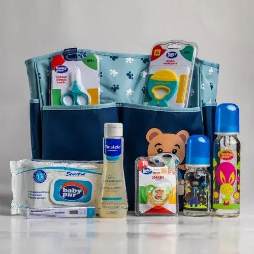 TROUSSE NAISSANCE BABY OURSON BLEU