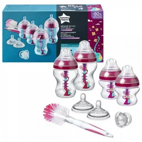 TOMMEE TIPPEE ADVANCED ANTI-COLIQUE KIT DE NAISSANCE ROSE