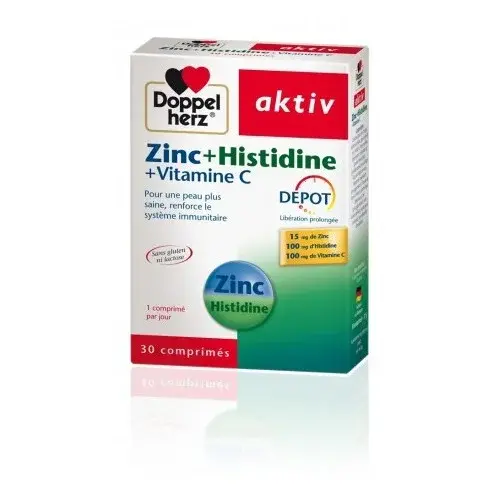 AKTIV ZINC+HISTIDINE+VITAMINE C 30 Comprimés