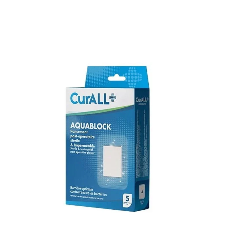 Curall Aquablock - Pansement post-opératoire stérile & imperméable - 50x70mm