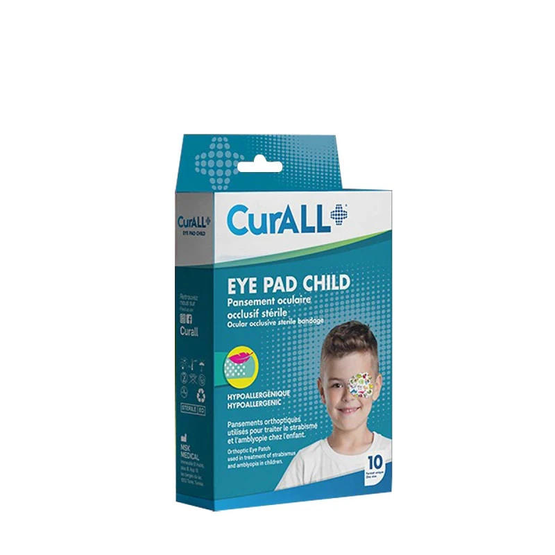 Curall - Eye Pad child - Pansement oculaire pour enfants - Medium - Boite de 10