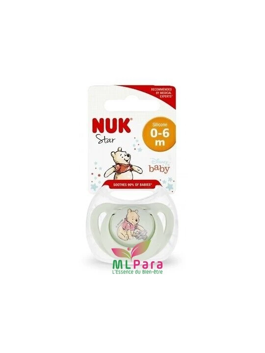 Nuk pacifier silicone Disney Baby Star 0-6M+ N1