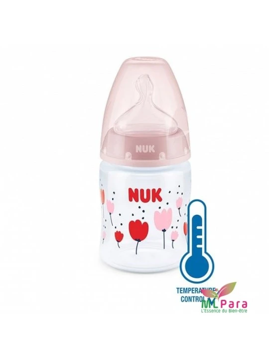 NUK BIBERON PLASTIQUE TEMPERATURE 150 ML REF:10743875