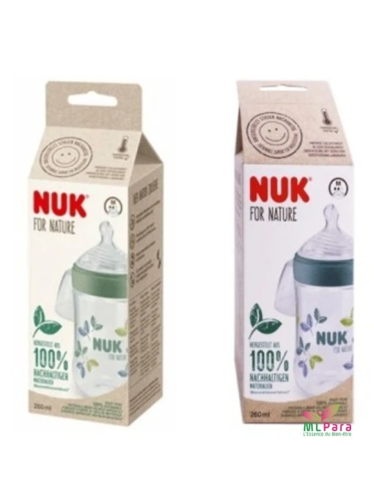 NUK NATURE SENSE PLASTIQUE FOR NATURE 0+ 260ml