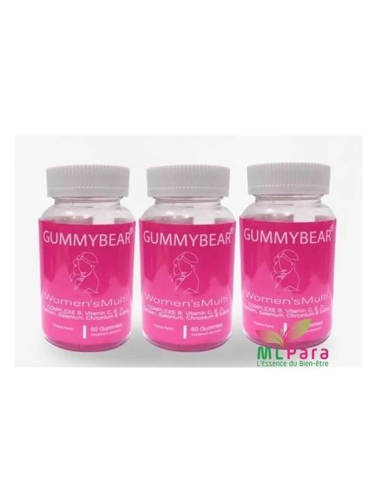 GUMMYBEAR WOMEN'S MULTI 180 GUMMIES ( 3 MOIS )